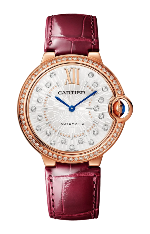 BALLON BLEU DE CARTIER 36 MM, AUTOMATICO, ORO ROSA, DIAMANTI - WJBB0081