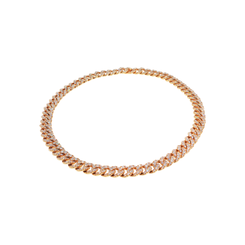 Accedi alla scheda di Bartorelli Italian Jewels COLLANA GROUMETTE  IN ORO ROSA  CON DIAMANTI TAGLIO BRILLANTE - 234-5928-G