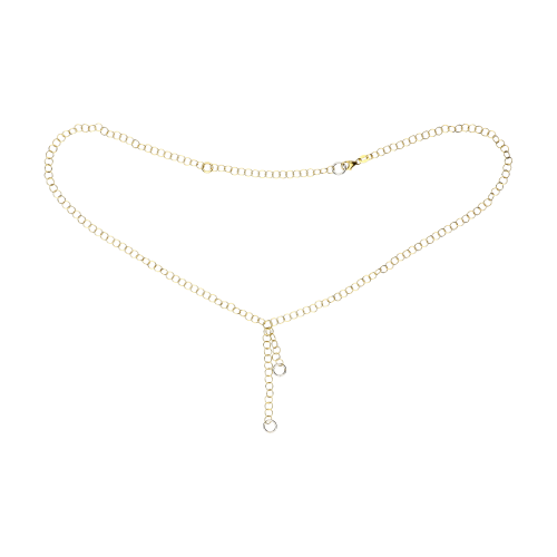 Collana in oro giallo e oro bianco 18 carati