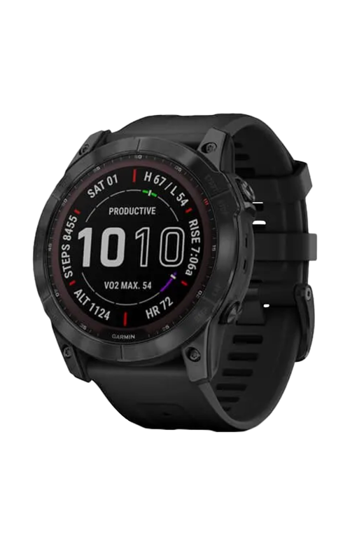 FĒNIX® 7X – SAPPHIRE SOLAR EDITION TITANIUM BLACK DLC CON CINTURINO BLACK - 010-02541-23