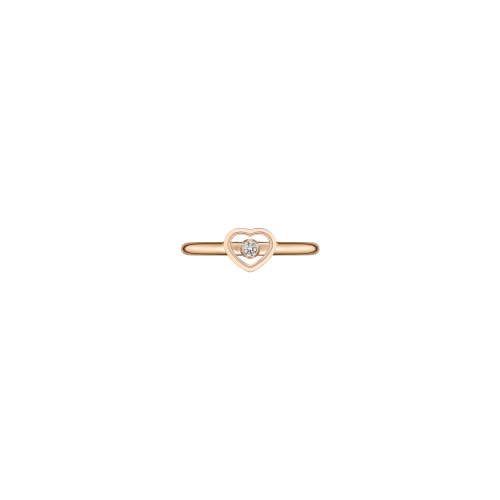 CHOPARD - ANELLO MY HAPPY HEARTS IN ORO ROSA ETICO. DIAMANTI - 82A086-5010 - 82A086-5010