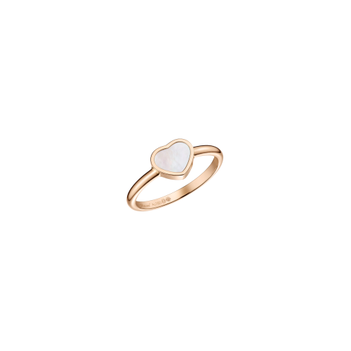 CHOPARD - ANELLO MY HAPPY HEARTS IN ORO ROSA ETICO, MADREPERLA - 82A086-5300 - 82A086-5310