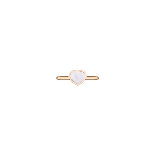 CHOPARD - ANELLO MY HAPPY HEARTS IN ORO ROSA ETICO, MADREPERLA - 82A086-5300 - 82A086-5310