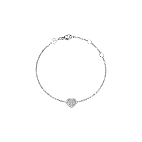 CHOPARD - BRACCIALE MY HAPPY HEARTS IN ORO BIANCO ETICO, DIAMANTI - 85A086-1091 - 85A086-1091