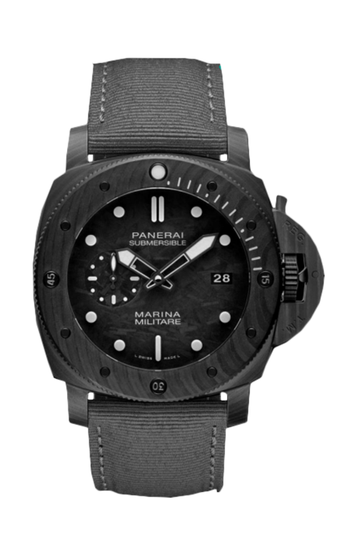 SUBMERSIBLE MARINA MILITARE CARBOTECH™ 47 MM - DOPPIO CINTURINO - PAM02979