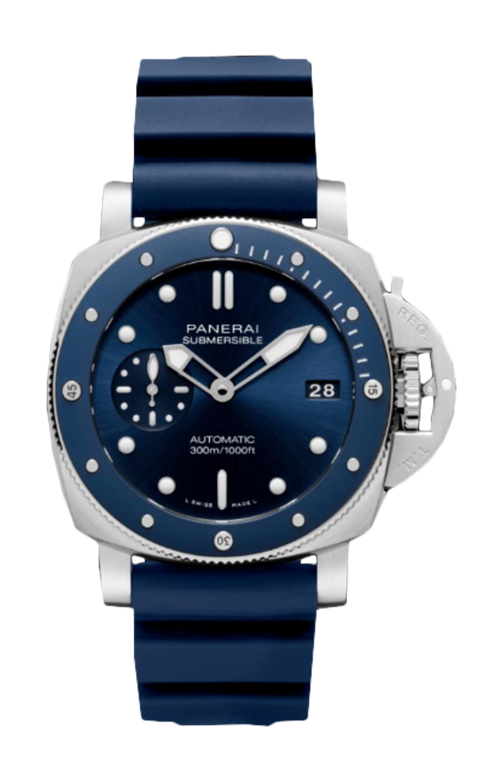 SUBMERSIBLE BLU NOTTE 42 MM - DOPPIO CINTURINO - PAM02068