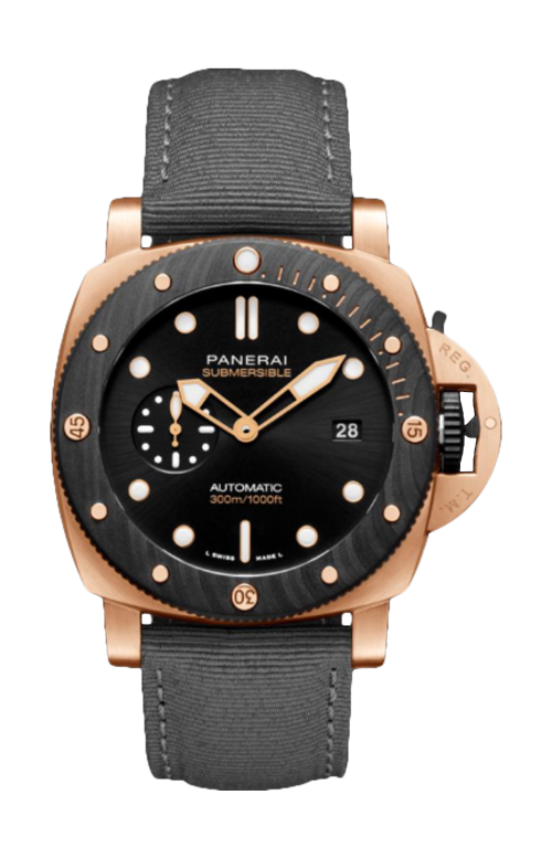 SUBMERSIBLE GOLDTECH™ OROCARBO  44 MM - DOPPIO CINTURINO - PAM02070