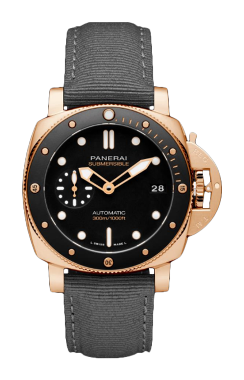 SUBMERSIBLE GOLDTECH™ 42 MM - DOPPIO CINTURINO - PAM02164