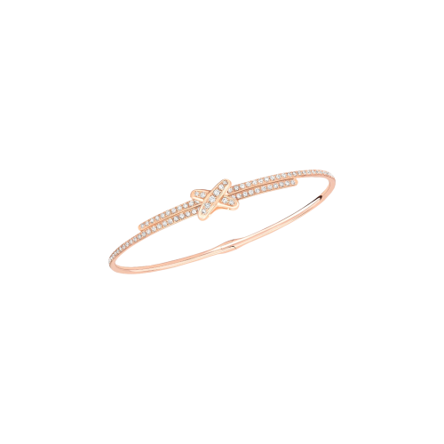 CHAUMET - BRACCIALE JEUX DE LIENS IN ORO ROSA E DIAMANTI - 082180 - 082180