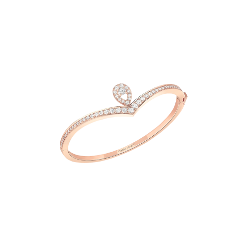 CHAUMET - BRACCIALE JOSÉPHINE AIGRETTE IN ORO ROSA E PAVE' DI DIAMANTI - 082536 - 082536