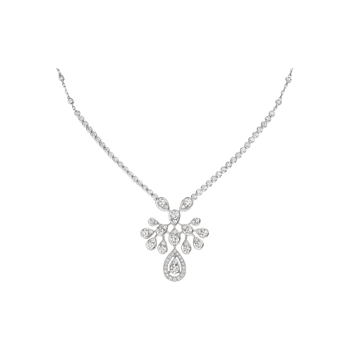 CHAUMET - COLLANA JOSÉPHINE AIGRETTE IMPERIALE IN ORO BIANCO E DIAMANTI - 083166 - 083166