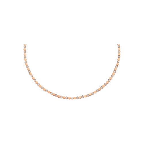 CHAUMET - COLLANA BEE MY LOVE IN ORO ROSA E SEMI-PAVÉ DI DIAMANTI  - 084399 - 084399