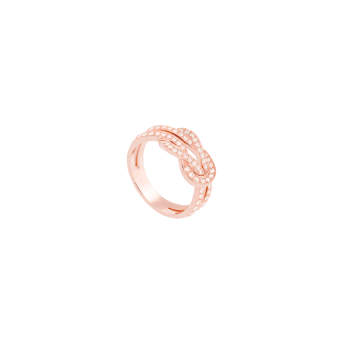 ANELLO CHANCE INFINIE MODELLO MEDIO IN ORO ROSA E DIAMANTI - 4B0871 - 4B0871