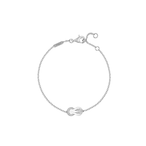 BRACCIALE CHANCE INFINIE MODELLO MEDIO IN ORO BIANCO E DIAMANTI - 6B0995 - 6B0995