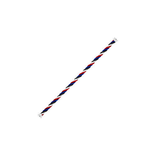 CABLE EMBLEMA BLU, BIANCO, ROSSO E NERO PER BRACCIALE MODELLO LARGE IN ORO BIANCO O ACCIAIO - 6B1049 - 6B1049