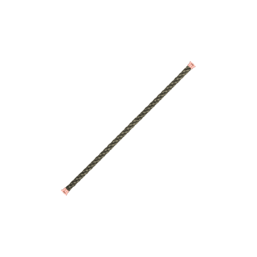 CABLE KAKI PER BRACCIALE MODELLO LARGE IN ORO ROSA - 6B1079 - 6B1079