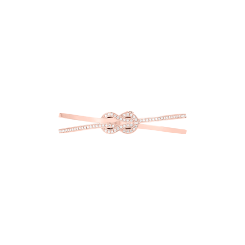 BRACCIALE RIGIDO CHANCE INFINIE IN ORO ROSA E DIAMANTI - 6J0194 - 6J0194