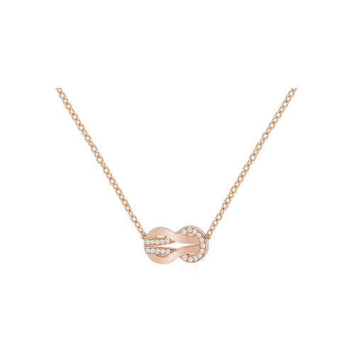 COLLANA CHANCE INFINIE MODELLO MEDIO IN ORO ROSA E DIAMANTI - 7B0221 - 7B0221