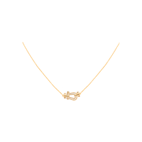 COLLANA FORCE 10 MODELLO PICCOLO IN ORO GIALLO CON DIAMANTI  - 7B0279 - 7B0279