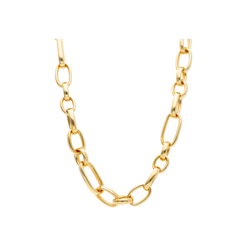 COLLANA ROLO' OVALE IN ORO GIALLO - 248622