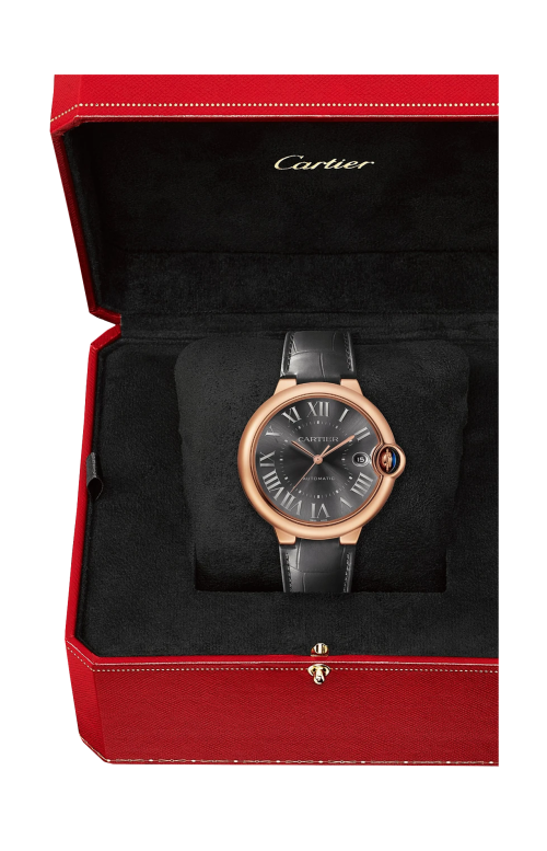 BALLON BLEU DE CARTIER 40 MM, MOVIMENTO AUTOMATICO, ORO ROSA, PELLE - WGBB0050