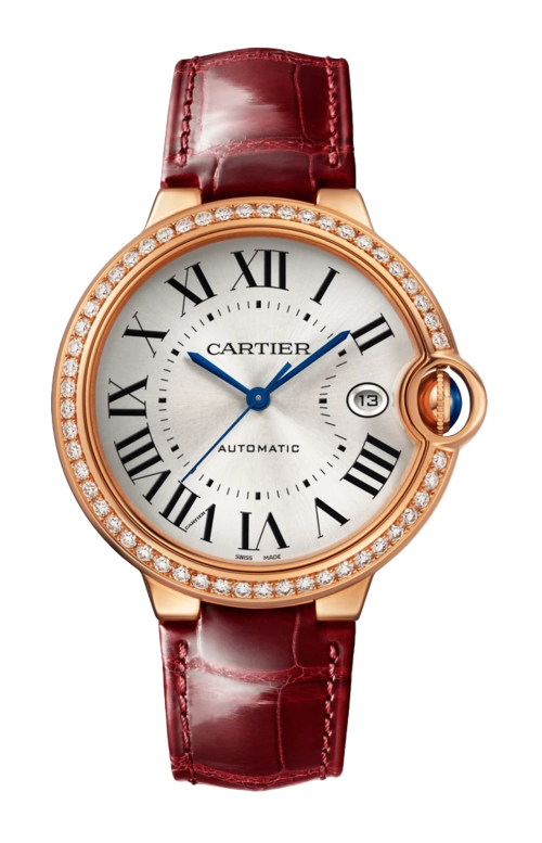 BALLON BLEU DE CARTIER 40 MM, AUTOMATICO, ORO ROSA, DIAMANTI - WJBB0056