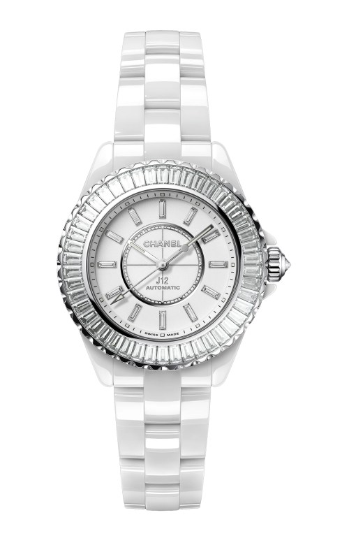 Accedi alla scheda di Chanel J12 BAGUETTE DIAMOND BEZEL CALIBRO 12.2, 33 MM - H7430