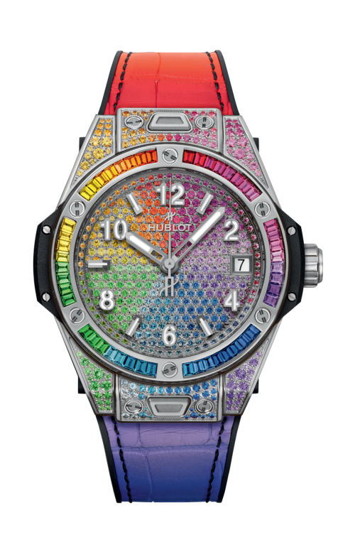 BIG BANG ONE CLICK STEEL RAINBOW 39 MM - 465.SX.9900.LR.0999