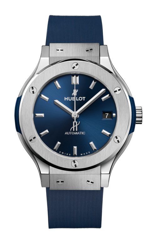 CLASSIC FUSION TITANIUM BLUE 38 MM - 565.NX.7170.RX