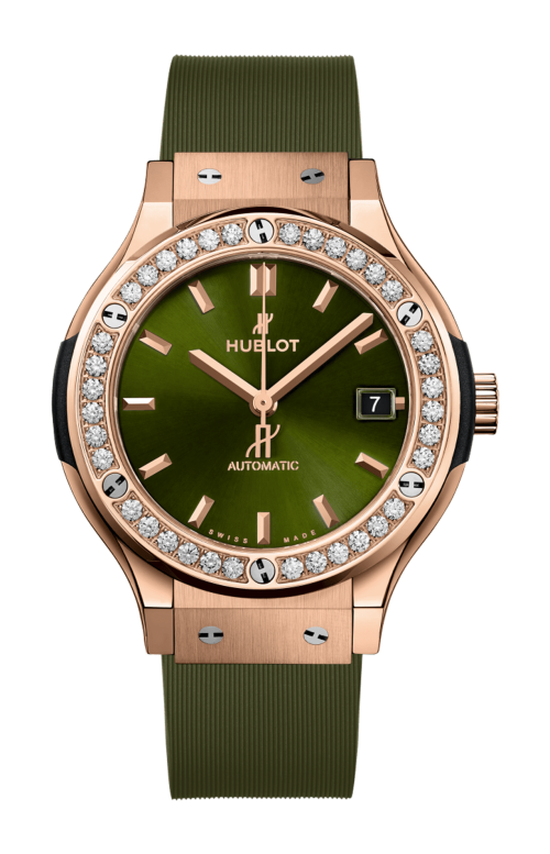 CLASSIC FUSION KING GOLD GREEN DIAMONDS 38 MM - 565.OX.8980.RX.1204