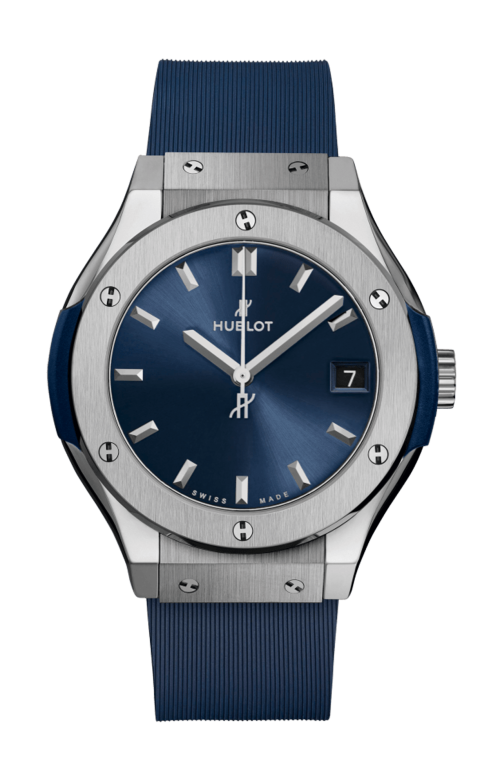 CLASSIC FUSION TITANIUM BLUE 33 MM - 581.NX.7170.RX