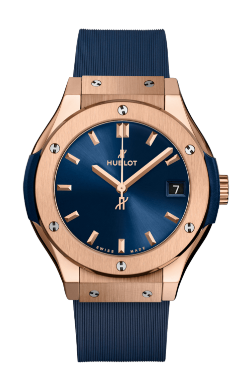 CLASSIC FUSION KING GOLD BLUE 33 MM - 581.OX.7180.RX