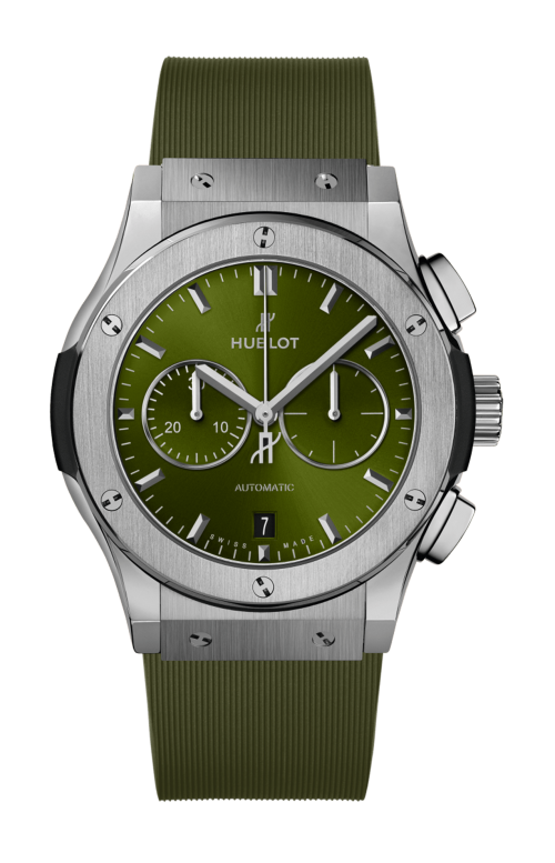 CLASSIC FUSION CHRONOGRAPH TITANIUM GREEN 42 MM - 541.NX.8970.RX