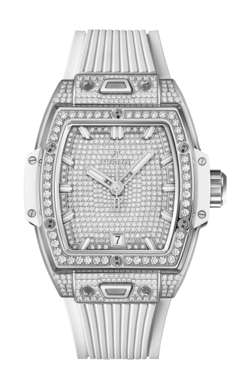 SPIRIT OF BIG BANG TITANIUM WHITE FULL PAVÉ 39 MM - 662.NE.9000.RW.1604