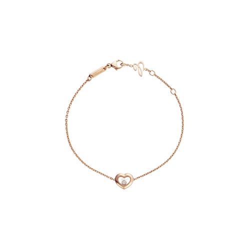 CHOPARD - BRACCIALE HAPPY DIAMONDS ICONS IN ORO ROSA ETICO CON DIAMANTE - 85A054-5001 - 85A054-5001