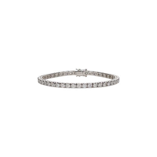 BRACCIALE TENNIS IN ORO BIANCO E DIAMANTI - 176-GRIF-45D