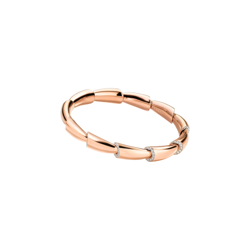 BRACCIALE CALLA MIDI IN ORO ROSA E DIAMANTI - 0G1652BR011