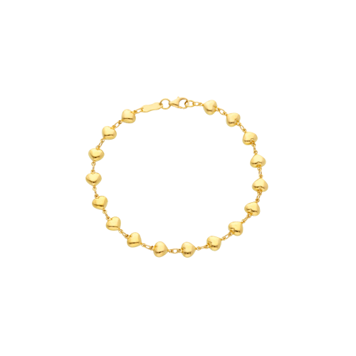 BRACCIALE CUORI IN ORO GIALLO - 164527