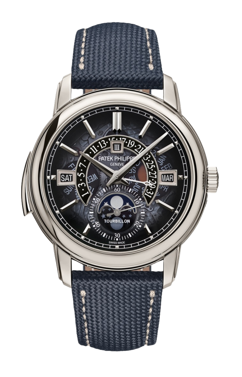 GRANDI COMPLICAZIONI RIPETIZIONE MINUTI, TOURBILLON, CALENDARIO PERPETUO, CARICA MANUALE - 5316/50P-001
