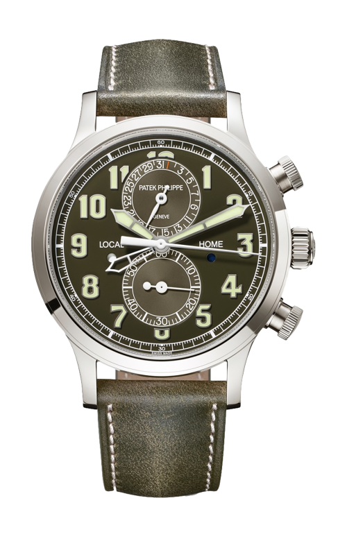 COMPLICAZIONI CALATRAVA PILOT TRAVEL TIME CRONOGRAFO, CARICA AUTOMATICA - 5924G-010