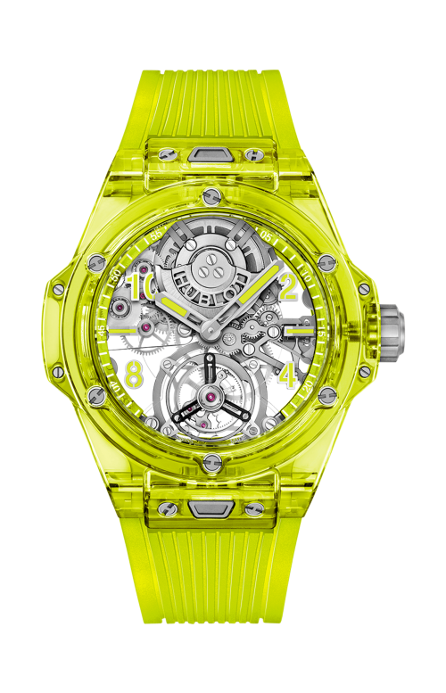 BIG BANG TOURBILLON AUTOMATIC YELLOW NEON SAXEM - LIMITED EDITION - 429.JY.0120.RT