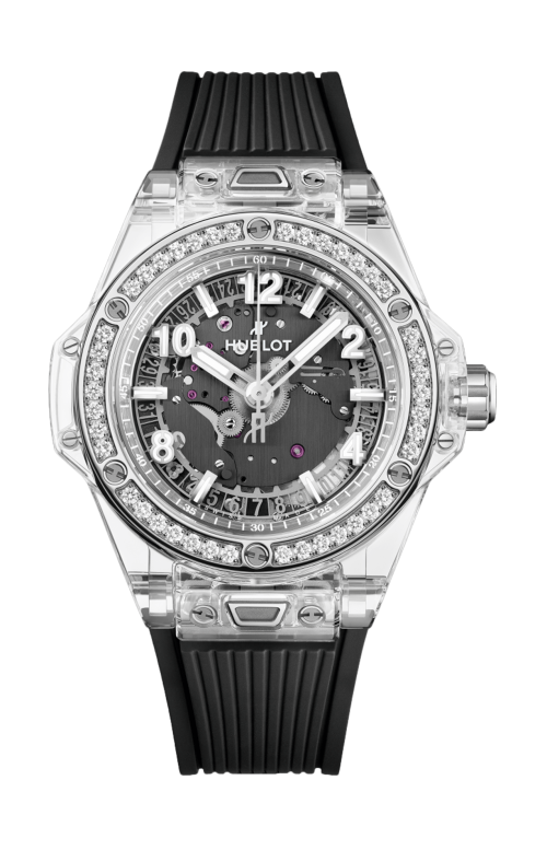 BIG BANG ONE CLICK SAPPHIRE DIAMONDS 39 MM - LIMITED EDITION - 465.JX.4902.RX.1204