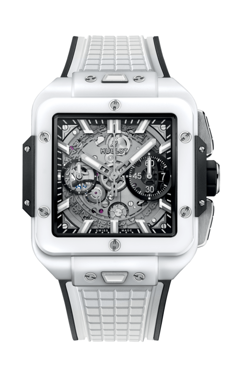 SQUARE BANG UNICO WHITE CERAMIC 42 MM - 821.HX.0170.RX