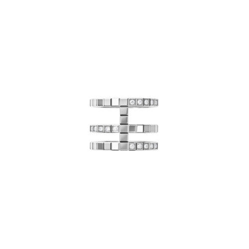 CHOPARD - ANELLO ICE CUBE ORO BIANCO ETICO, DIAMANTI - 827007-1010
