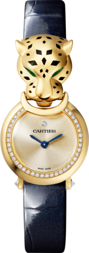 LA PANTHÈRE DE CARTIER MODELLO PICCOLO, ORO GIALLO, DIAMANTI, GRANATI, TSAVORITE, QUARZO - HPI01608