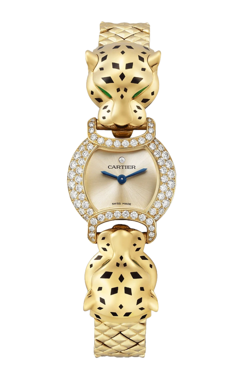LA PANTHÈRE DE CARTIER, ORO GIALLO, DIAMANTI, TSAVORITE, QUARZO - HPI01731