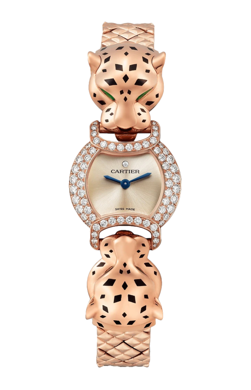 LA PANTHÈRE DE CARTIER, ORO ROSA, DIAMANTI, TSAVORITE, QUARZO - HPI01732