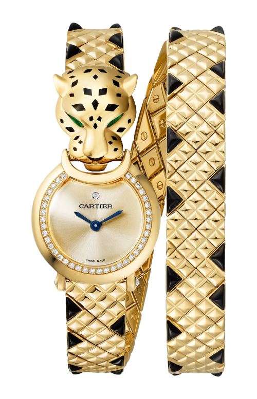 LA PANTHÈRE DE CARTIER, ORO GIALLO, DIAMANTI, TSAVORITE, QUARZO - HPI01382