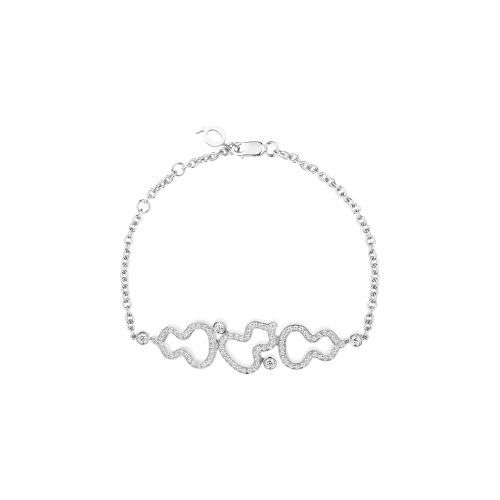 BRACCIALE WULU IN ORO BIANCO E DIAMANTI - WWB30AAWGDI - WWB30AAWGDI