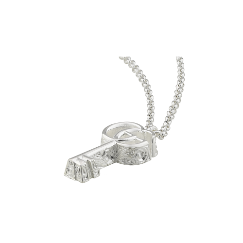 COLLANA GG MARMONT IN ARGENTO CON CHIAVE PENDENTE - YBB770723001